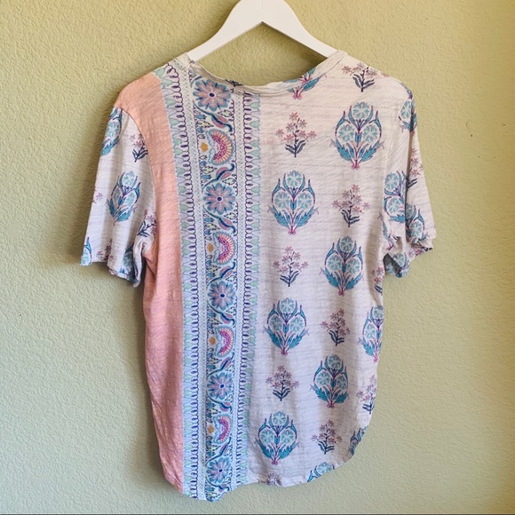 Anthropologie Postmark Delilah Print Tee - Picture 7 of 8